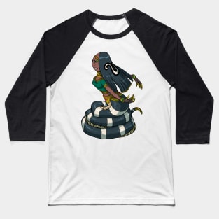 Female Cobra Naga MONSTER GIRLS Series I Baseball T-Shirt